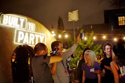 New app Fast Society launched during the Interactive portion of the festival with a hot-ticket party.
