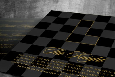 LeBron's 25th Birthday invitation