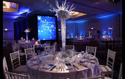 Corporate 800 guest holiday event