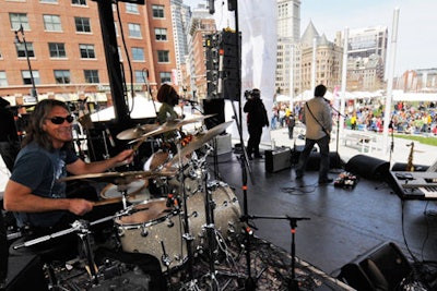 Radio station 92.5 the River brought a free public concert to the Rose Kennedy Greenway for Earth Day.