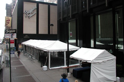 Tenting at the Ziegfeld