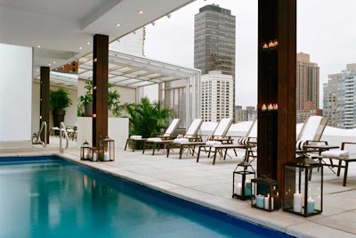 The Empire Hotel pool deck