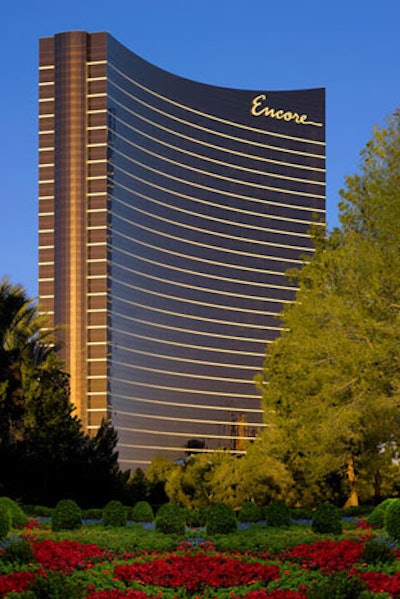 Encore at Wynn Las Vegas is a 48-story resort featuring 2,034 suites, five signature restaurants, 11 designer boutiques, a full-service salon and spa, exciting pool areas, leisure activities, and nightlife.