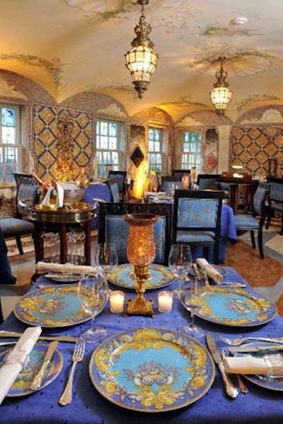 The dining room at the Villa by Barton G.