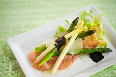 Asparagus Salad with Black Truffles