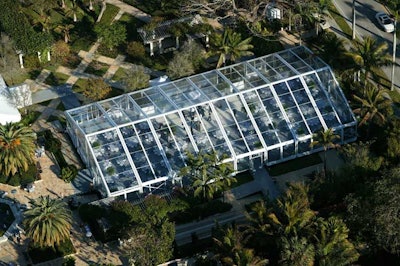 Premier clear tent stucture