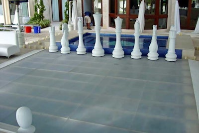 Premier frosted acrylic pool cover