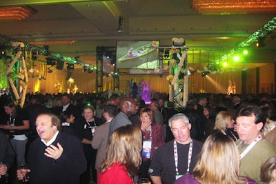 Lighting, staging, AV, and full décor at PCMA 2007