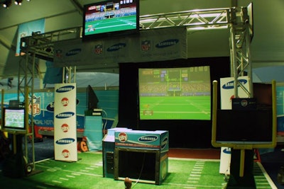 Virtual Reality Field Goal Kicking for Samsung at the NFL Super Bowl Experience