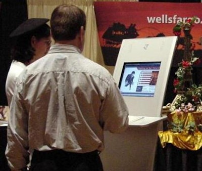 Kiosk for Wells Fargo