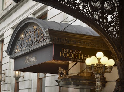 The Plaza Food Hall Awning