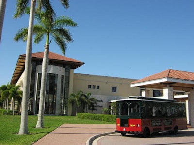 Trolley adds flair to convention at the PBC Convention Center