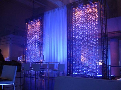 20-Foot Hanging Ice Curtain Entrance