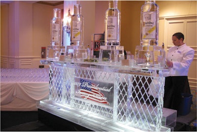Presidential Inauguration Ketel One Ice Bar