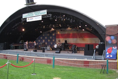 TD Bank Celebrating America - Staging and Backdrop