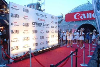 Canon Center Court Experience - Set Fabrication and Decor
