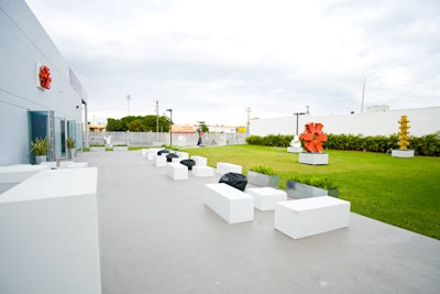 Video sculpture garden/terrace