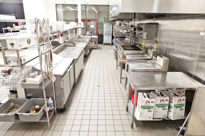 Kitchen for catering companies to use