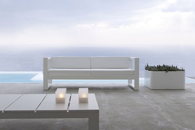 Luzzo sofa is great with the Luzzo chair or by itself.