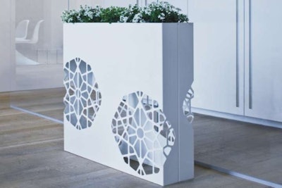 Capri Planter - use with plants or white stones & candles.