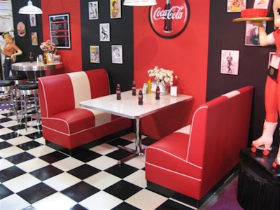 ’50s themed booths, bars, props, and more