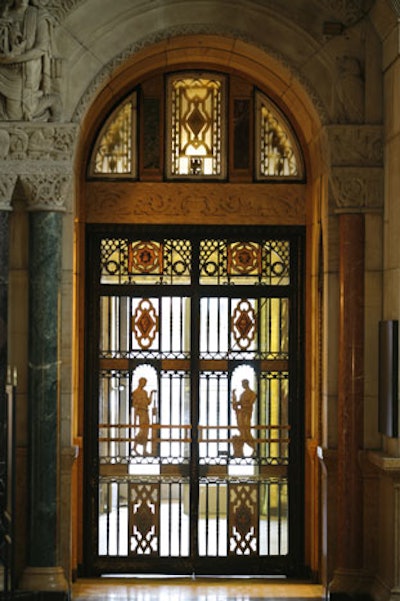 Doorway into main bank hall