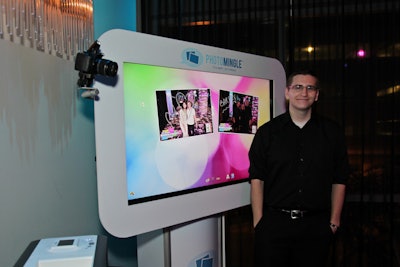 PhotoMingle created four- by six-inch prints for each guest and also uploaded the photos to the event's Facebook page.