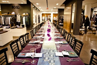 Harry Rosen Dining Room at Canfar's Bloor Street Entertains