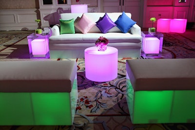 Afr Glowing Lighted Color Furniture