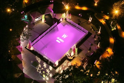 The W Los Angeles—Westwood offers group booking at the Chill rink, one of several ice rinks around town this season.