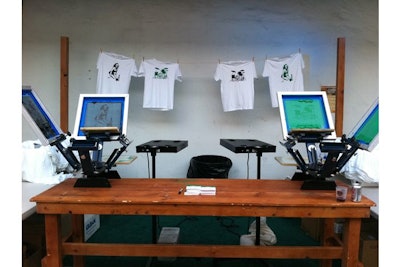 For an interactive gift idea, the Underground Press, a 15-year-old Brooklyn company that prints T-shirts for concerts and corporate events, now offers on-site custom T-shirt screen-printing services for private events. Corporate groups can work with the company to come up with original T-shirt designs, which are then turned into print-ready files. At the event, guests can pick their design, color, and shirt size, then watch as it gets made. The setup takes up minimal space (at least 10 feet by 10 feet) and requires at least two weeks’ advance notice. Pricing is based on a variety of factors—including the quantity and quality of shirts needed, the length of the event, and how many presses and staffers are required—but generally costs between $2,000 and $10,000.