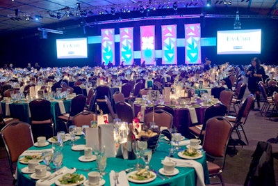 The event, held at the Boston Convention and Exhibition Center, drew 2,000 guests.