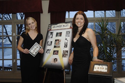 For $20, guests had the chance to guess which baby photos were which celebrities' at a display in the foyer. Prizes included a Westjet travel voucher, a Blackberry Pearl, and Toronto Raptors tickets.