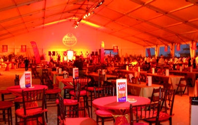 Prime Event Group's 15,000-square-foot tent held the close to 1,600 foodies who came out to the second annual Burger Bash.