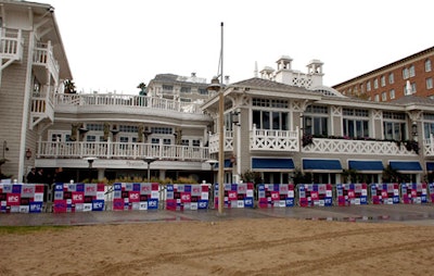 Shutters on the Beach set the scene for IFC's after-party.