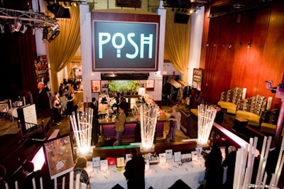 The Red Cross took over the Posh Restaurant & Supper Club for its Oscar bash.