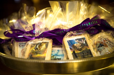 At Posh, dessert included cookies with images of Best Picture winners from years past.