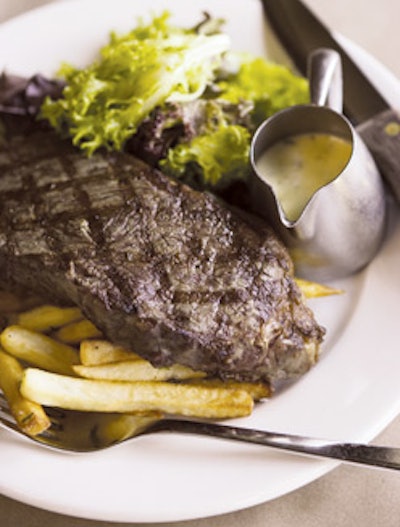 Landmarc's steak frites