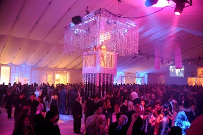 More than 2,500 athletes, media moguls, and celebrities celebrated inside the iced-out Crystal Palace.