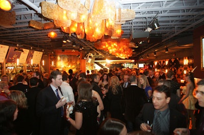 Guests packed the main-floor bar at the Drake Hotel.