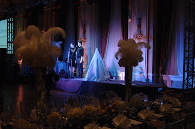 Two students from the National Ballet School sang for the audience at the dinner reception.