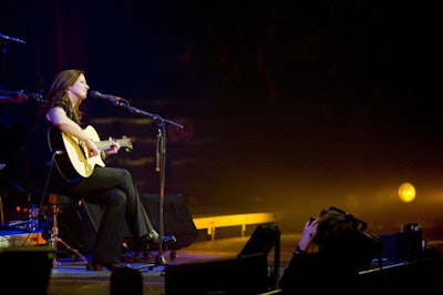 Sarah McLachlan performed during the benefit concert at the Air Canada Centre.