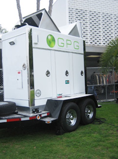 Green Power Generators provided tents with eco-friendly power.