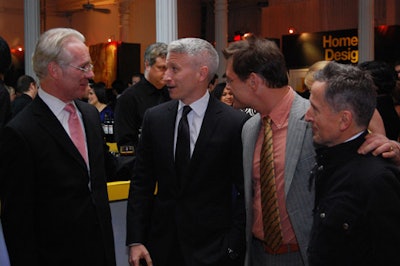 Tim Gunn, John Bartlett, Simon Doonan, and Jonathan Adler hosted the event. Guests bid on a chance to lunch with CNN's Anderson Cooper.