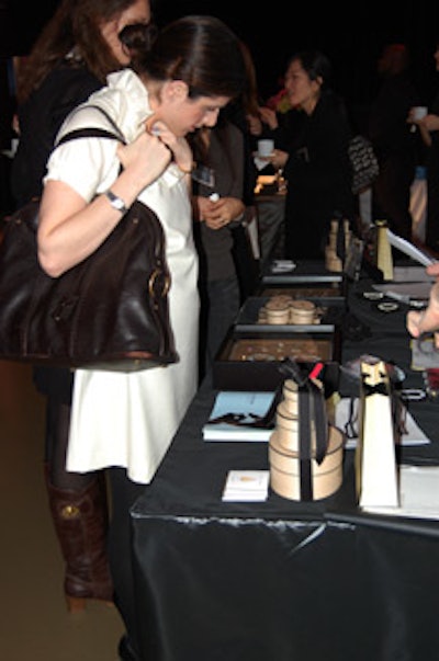 Attendees chose three charms for their bracelets, which staffers put together and handed out at the end of the event.