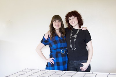Sisters Heather (left) and Jenny Goldberg create vegan dishes using organic and seasonal ingredients.