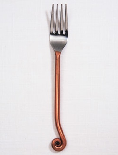 Copper handle twist, $1.19, available in the U.S. from Classic Party Rentals