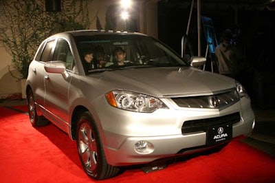 Event sponsor Acura had a brand specialist available to discuss car features with guests.