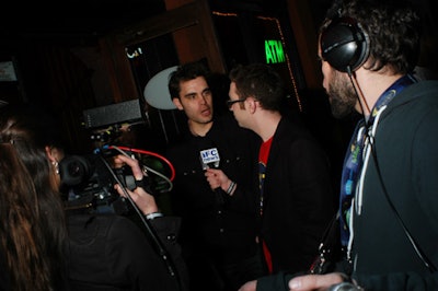 IFC News reporter Matt Singer conducted live interviews at the event, which will air on the channel during a South by Southwest special next week.