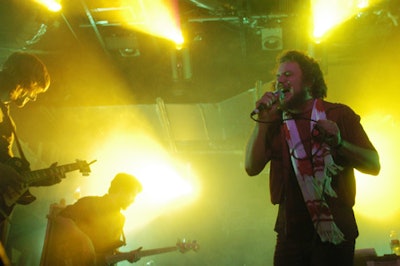Headlining act My Morning Jacket performed a two-hour set before a full-capacity audience.